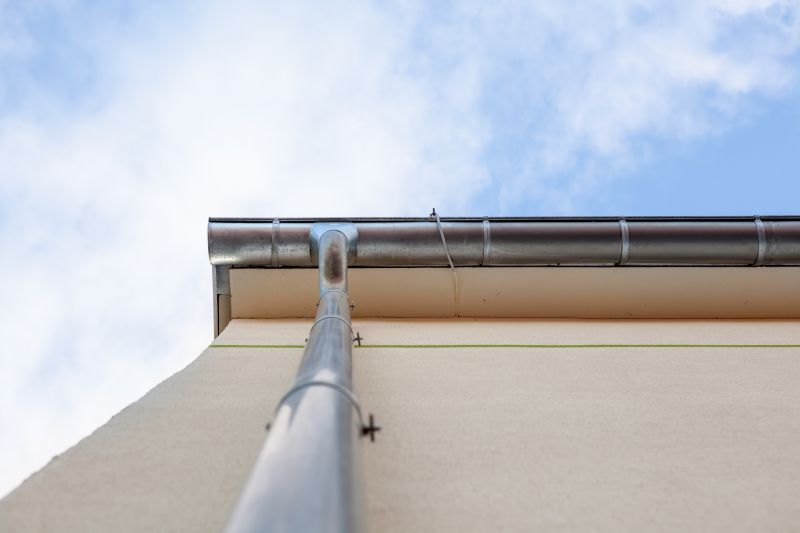 Galvanized Gutter Installation detail