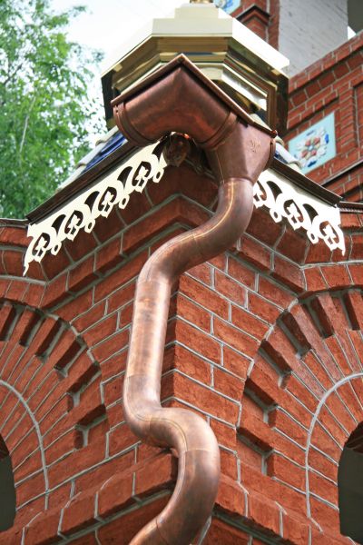 Church Downspout Installation in Jasper